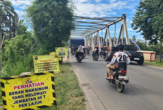 Pasca Ambruknya Jembatan di Lahat, Jembatan Komering OKU Timur Diberi Batasan Beban Maksimal