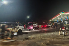 Jelang Idul Adha, SPBU Talang Gunung Diserbu Warga! Antrean Pertalite Mengular hingga Keluar Area