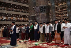 Pengamanan Kerahkan Ribuan Personel, Presiden Jokowi dan Wapres Ma'ruf Amin Salat Idulfitri di Masjid Istiqlal