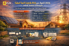 Tarif Listrik PLN April 2026 Stabil, Begini Cara Hitung Tagihan Pascabayar Agar Tidak Membengkak