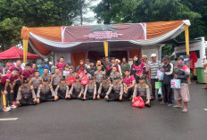 22 Taruna Akpol Asal Sumsel Gelar Bakti Sosial dan Donor Darah di Kambang Iwak