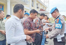 Cegah Pelanggaran Anggota Polri, Propam Polda Sumsel-Polres OKU, Periksa Senpi Anggota hingga Tes Urine