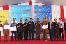 246 Kades di Muara Enim Teken Pakta Integritas Anti Korupsi, Komitmen Kawal Pengelolaan Dana Desa