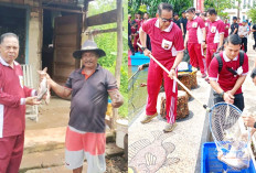 Dapat Bahan Pokok dan Ikan Hasil Panen Raya Kapolda Sumsel, Alhamdulillah Langsung Dimasak Buat Lauk