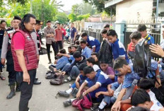 Pelajar SMKN 3- MAN 2 Lubuklinggau Saling Lempar Batu, Diduga Gara-gara Latihan Basket