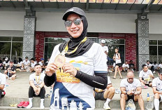 Wakil Bapenda Runner Target 3 Besar 10K, Harapan Shinta Sjarif Ikut Musi Run Seri V 2024