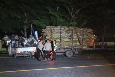 Laka Beruntun di Jalan Jenderal Sudirman Prabumulih, Tiga Orang Terluka