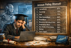 Bakal digantikan AI, Ini 10 Jurusan Kuliah yang Paling Disesali Mahasiswa di Era Digital