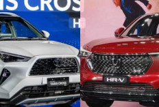 Duel Sengit SUV Kompak Hibrida Honda HR-V e:HEV vs Yaris Cross, Siapa Jawaranya?