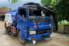 Truk Tangki Hantam Dua Rumah Usai Salip Fuso di Lempuing, Kerugian Capai Rp40 Juta