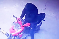 Motor Pegawai Minimarket Raib dalam 40 Detik