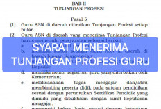 Aturan Resmi! Ini 9 Syarat Menerima Tunjangan Profesi Guru (TPG) Bagi Peserta Lulus PPG