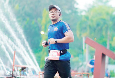Siap Jadi Pacer Manis untuk Istri Tercinta, Misi Unik Galih Ikut Kategori 5K Siloam Race Run 2025