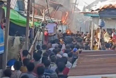 Sungsang Membara! Empat Rumah Hangus Dilalap Api Diduga Akibat Korsleting Listrik