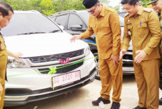 Wow.... Bupati Muba Bagikan 75 Mobil Operasional Desa 