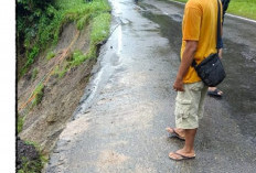 Akses Transportasi Jalan Lintas Sumatera Terancam Putus Akibat Longsor di Lahat