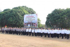 330 Personil Polres Banyuasin Siap Amankan Deklarasi dan Pendaftaran Paslon ke KPU