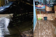 Hujan Deras Guyur Lahat Selatan, 4 Desa Terendam Banjir, Begini Kondisinya