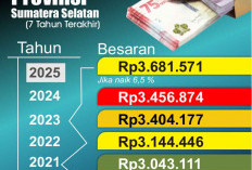 Perkiraan UMP Sumsel Rp3.681.571, Prabowo Umumkan Upah Minimum 2025 Naik 6,5% 