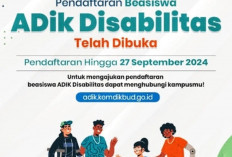 CATAT, Ini Cara Daftar Beasiswa Afirmasi Pendidikan Tinggi (ADik) Disabilitas 2024, Buka Hingga 27 September!