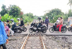 Siswi SMP Disambar Kereta Api saat Lewati Perlintasan Tanpa Palang Pintu