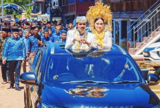 Pernikahan Spektakuler di Sungai Sodong OKI, Mempelai Perempuan Bawa Fortuner dan 51 Suku Emas Jadi Sorotan