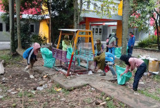 Viral! Taman GOR Bukit Tunjuk Lahat Dipenuhi Sampah, DLH Langsung Turun Tangan