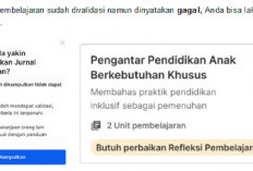 Bukan Hanya karena Salah Format File, Ini 4 Penyebab Jurnal Pembelajaran PPG Guru Tertentu Gagal Validasi