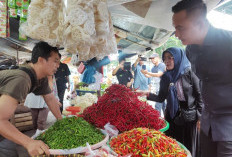 Sidak Pasar Tradisional dan Gudang, Pj Bupati OKU Pastikan Stok Pangan Aman