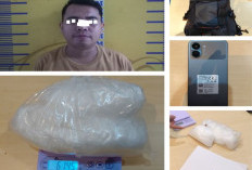 ‘Aligator’ Ditresnarkoba Polda Sumsel Cegat Bus di Betung, Cokok Pembawa 614,5 Gram Sabu dari Medan ke Jakarta