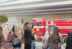 Pengunjung Citimall Prabumulih Dibuat Panik, Akibat Kepulan Asap Tebal 