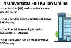 4 Universitas Full Kuliah Online, Diserbu Ribuan Pelamar. Seperti Ini Perkuliahan Mahasiswanya