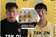 Parkiran RM Pindang Jadi Tempat Transaksi Sabu dan Ekstasi, 2 Pengedar Dibekuk Ditresnarkoba Polda Sumsel