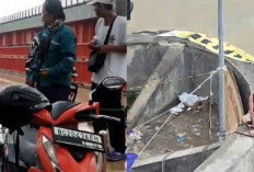 Heboh! Aksi Nekat Pemuda  Lompat dari Jembatan Ampera Bikin Geger, Diduga Ingin Bunuh Diri Berhasil Selamat