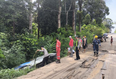 Mobil Operasional Stasiun TV Berplat Merah Nyungsep ke Sungai, Tiga Penumpang Luka