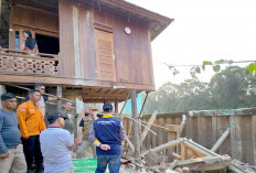 Rumah Warga Lais Longsor, Bupati HM Toha Perintahkan Penanganan Darurat dan Bantuan Korban