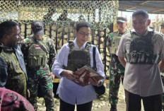 Menhan dan Menkeu Pakai Rompi Anti Peluru Kunjungan ke Nduga, Pesawat yang Ditumpangi Jadi Target TPNPB-OPM
