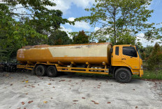 Amankan Truk Tangki Bermuatan 26 Ton Solar Diduga Ilegal, Sopir Sebut Berasal dari Sumur Minyak Muba