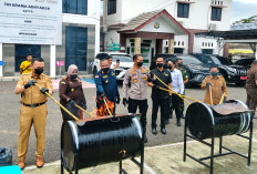 Pemusnahan BB Kejari Empat Lawang, Narkoba Masih Dominan