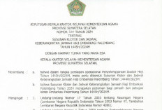 Kemenag Terbitkan Susunan 19 Kloter Jemaah Haji Embarkasi Palembang, Berikut Rinciannya
