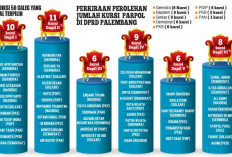 Gerindra, Nasdem, Golkar Isi Pimpinan Dewan, Diprediksi Raih 8 Kursi di DPRD Palembang