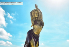 Terungkap, Ini Penampakan Monumen Shakira di Barranquilla, Colombia