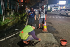 Pemkab Lahat Respon Cepat Keluhan Warga, Jalan Rusak di Simpang Empat Kangkungan Diperbaiki