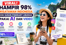 Viral! Hampir 98 Persen Wisatawan Indonesia Kini Susun Itinerary Liburan Pakai AI dan Video