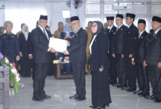 Sekda Sumsel Ambil Sumpah 16 Pejabat Fungsional, Termasuk Peneliti Top Provinsi dan 43 Kepsek