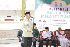  Resmikan Masjid Al-Fatah yang Dibangun Baznas Palembang, Wako Ratu Dewa Ingatkan Masjid sebagai Pusat Peradab