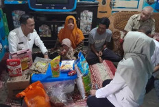 Pj Wali Kota Prabumulih, H Elman ST MM Door to Door Datangi Keluarga Stunting