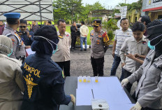 Puluhan Personel Polres Prabumulih Jalani Tes Urine Dadakan, Semua Hasil Negatif