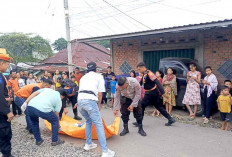 Pria Asal Empat Lawang Tewas Tertabrak Kereta Babaranjang di Rel Muara Enim