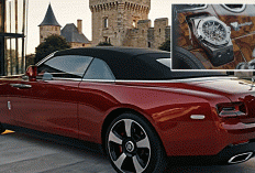 Rolls-Royce La Rose Noire Droptail Rp470 Miliar: Mobil, Jam Tangan, dan Karya Seni Sekaligus